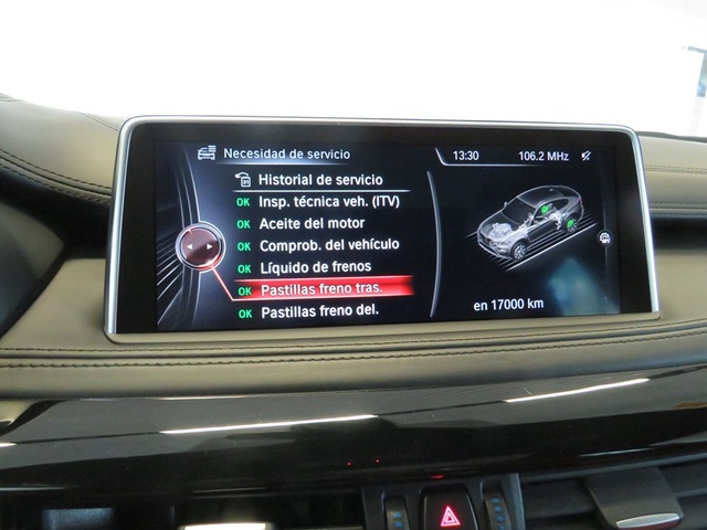 BMW X6 xDrive40d color Blanco. Año 2016. 230KW(313CV). Diésel. En concesionario Lugauto S.A. de Lugo