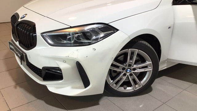 BMW Serie 1 118d color Blanco. Año 2024. 110KW(150CV). Diésel. En concesionario BYmyCAR Madrid - Alcalá de Madrid