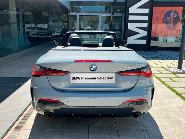 BMW Serie 4 420d Cabrio color Gris. Año 2023. 140KW(190CV). Diésel. En concesionario Murcia Premium S.L. AV DEL ROCIO de Murcia