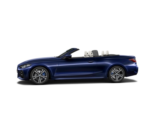 BMW Serie 4 420i Cabrio color Azul. Año 2021. 135KW(184CV). Gasolina. En concesionario San Rafael Motor, S.L. de Córdoba