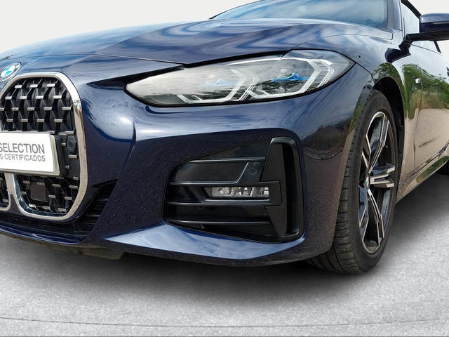 BMW Serie 4 420i Cabrio color Azul. Año 2021. 135KW(184CV). Gasolina. En concesionario San Rafael Motor, S.L. de Córdoba