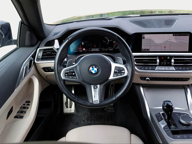 BMW Serie 4 420i Cabrio color Azul. Año 2021. 135KW(184CV). Gasolina. En concesionario San Rafael Motor, S.L. de Córdoba