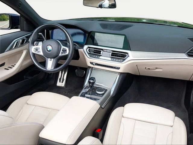 BMW Serie 4 420i Cabrio color Azul. Año 2021. 135KW(184CV). Gasolina. En concesionario San Rafael Motor, S.L. de Córdoba