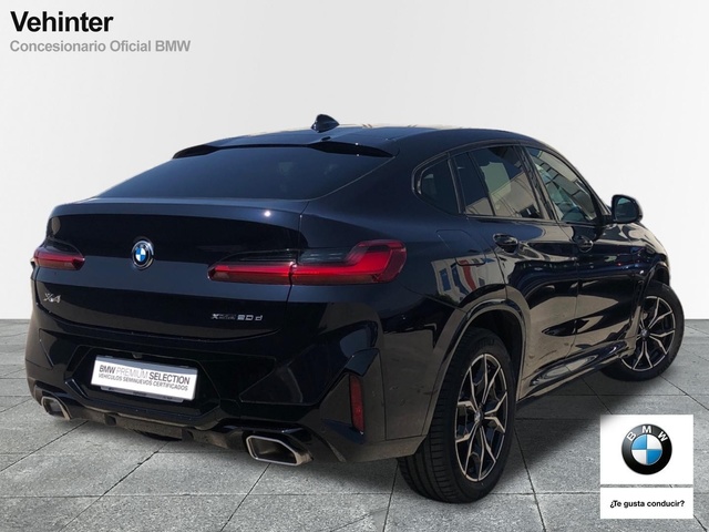 BMW X4 xDrive20d color Negro. Año 2025. 140KW(190CV). Diésel. En concesionario Vehinter Getafe de Madrid