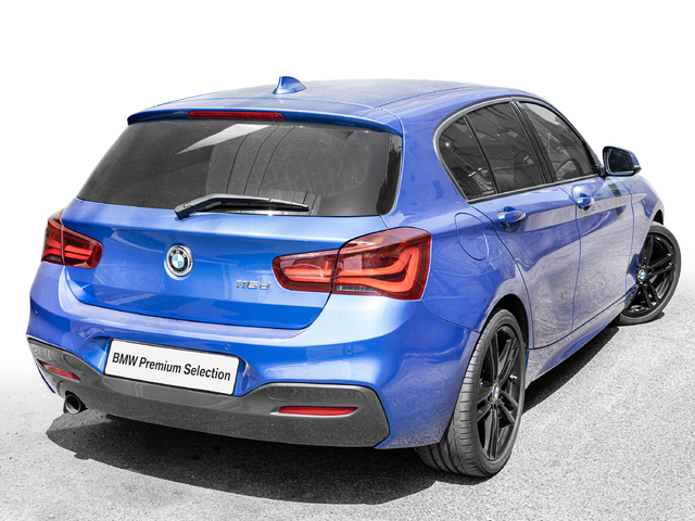 BMW Serie 1 116d color Azul. Año 2019. 85KW(116CV). Diésel. En concesionario Caetano Cuzco, Alcalá de Madrid