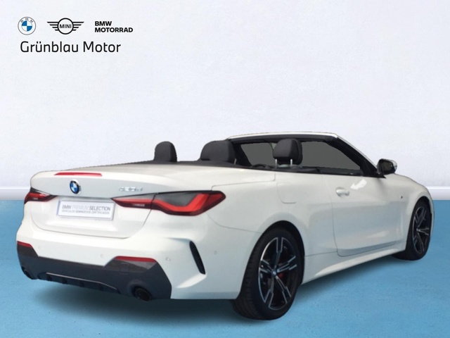 BMW Serie 4 420d Cabrio color Blanco. Año 2024. 140KW(190CV). Diésel. En concesionario Grünblau Motor (Bmw y Mini) de Cantabria