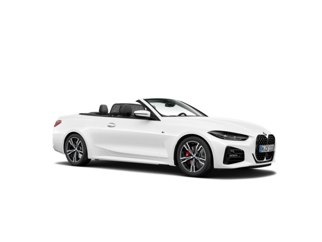 BMW Serie 4 420d Cabrio color Blanco. Año 2024. 140KW(190CV). Diésel. En concesionario Novomóvil Oleiros de Coruña