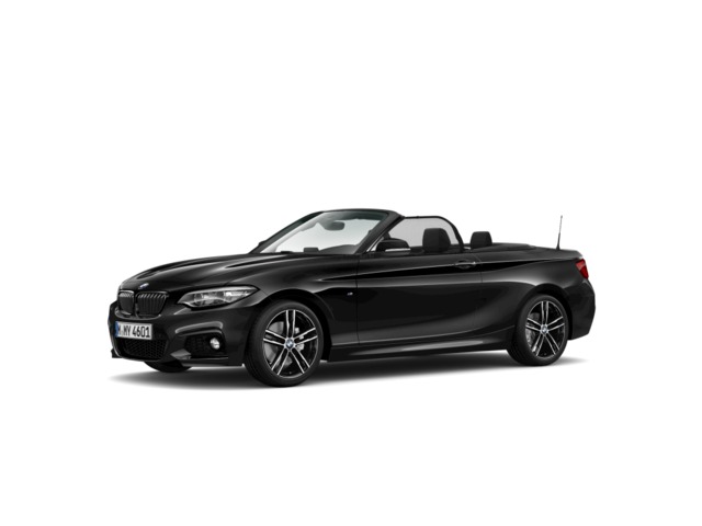 BMW Serie 2 220i Cabrio color Negro. Año 2020. 135KW(184CV). Gasolina. En concesionario Hispamovil Elche de Alicante