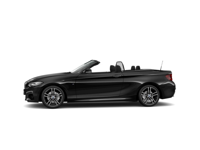 BMW Serie 2 220i Cabrio color Negro. Año 2020. 135KW(184CV). Gasolina. En concesionario Hispamovil Elche de Alicante