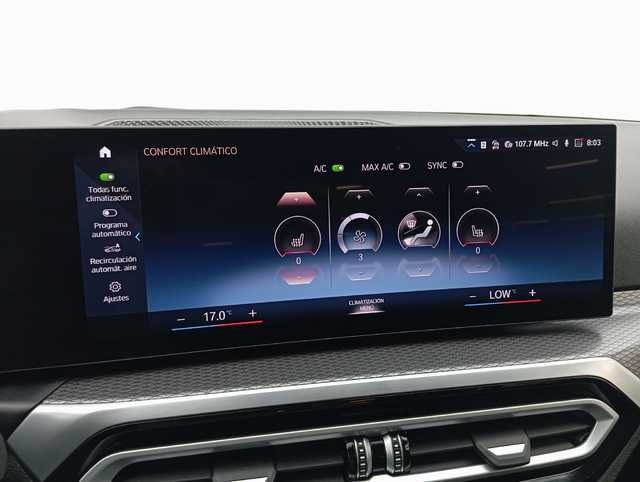 BMW Serie 3 320d color Blanco. Año 2024. 140KW(190CV). Diésel. En concesionario Augusta Aragon S.A. de Zaragoza