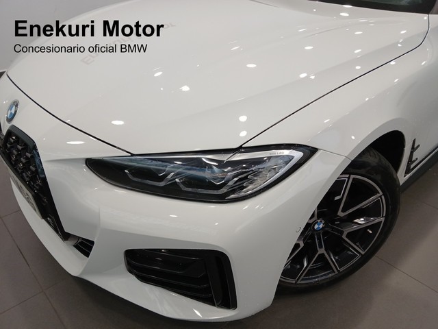 BMW Serie 4 420d Gran Coupe color Blanco. Año 2024. 140KW(190CV). Diésel. En concesionario Enekuri Motor de Vizcaya