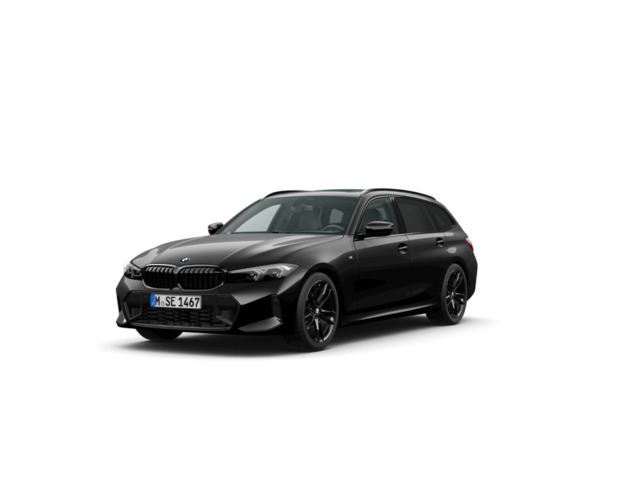 BMW Serie 3 320d Touring color Negro. Año 2024. 140KW(190CV). Diésel. En concesionario Lugauto S.A. de Lugo