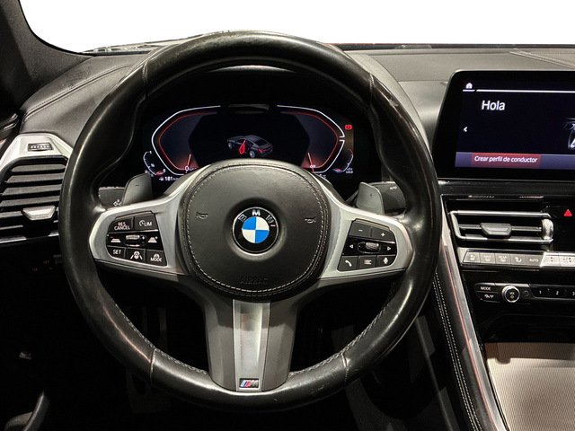 BMW Serie 8 840d Gran Coupe color Negro. Año 2022. 250KW(340CV). Diésel. En concesionario BMW Marcos Automoción de Valencia