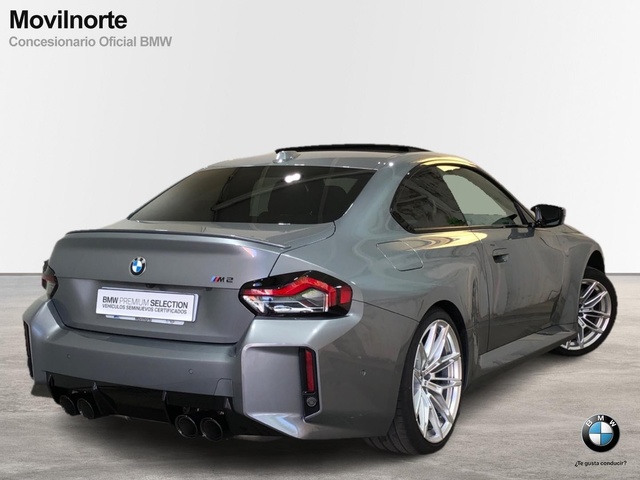 BMW M M2 Coupe color Gris. Año 2025. 353KW(480CV). Gasolina. En concesionario Movilnorte El Plantio de Madrid