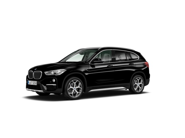 BMW X1 sDrive18d color Negro. Año 2017. 110KW(150CV). Diésel. En concesionario Amiocar S.A. de Coruña
