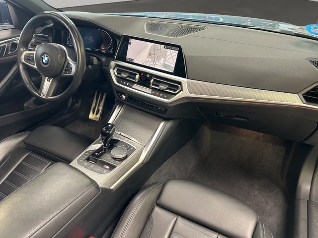 BMW Serie 4 420d Cabrio color Azul. Año 2022. 140KW(190CV). Diésel. En concesionario GANDIA Automoviles Fersan, S.A. de Valencia