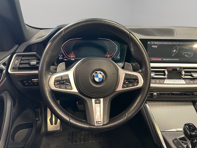 BMW Serie 4 420d Cabrio color Azul. Año 2022. 140KW(190CV). Diésel. En concesionario GANDIA Automoviles Fersan, S.A. de Valencia