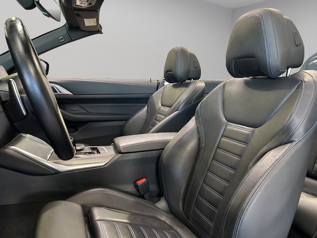 BMW Serie 4 420d Cabrio color Azul. Año 2022. 140KW(190CV). Diésel. En concesionario GANDIA Automoviles Fersan, S.A. de Valencia