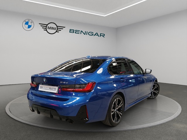 BMW Serie 3 318d color Azul. Año 2024. 110KW(150CV). Diésel. En concesionario SAN JUAN Automoviles Fersan S.A. de Alicante