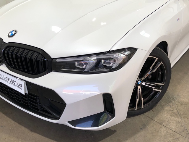 BMW Serie 3 318d color Blanco. Año 2024. 110KW(150CV). Diésel. En concesionario Movilnorte El Plantio de Madrid