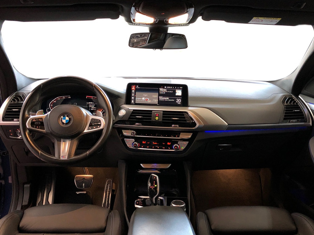 BMW X4 xDrive30d color Azul. Año 2021. 210KW(286CV). Diésel. En concesionario Vehinter Alcorcón de Madrid