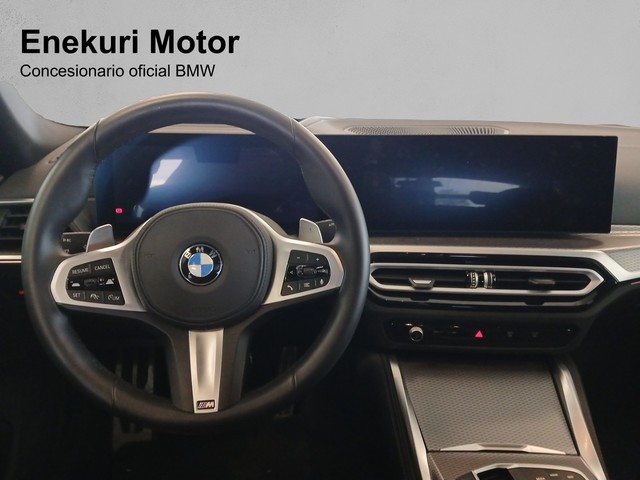 BMW Serie 4 420d Gran Coupe color Negro. Año 2024. 140KW(190CV). Diésel. En concesionario Enekuri Motor de Vizcaya