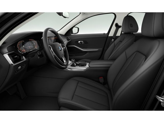 BMW Serie 3 318d color Negro. Año 2022. 110KW(150CV). Diésel. En concesionario Maberauto de Castellón