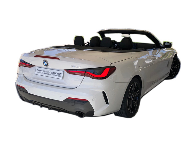 BMW Serie 4 420i Cabrio color Blanco. Año 2024. 135KW(184CV). Gasolina. En concesionario Vehinter Getafe de Madrid
