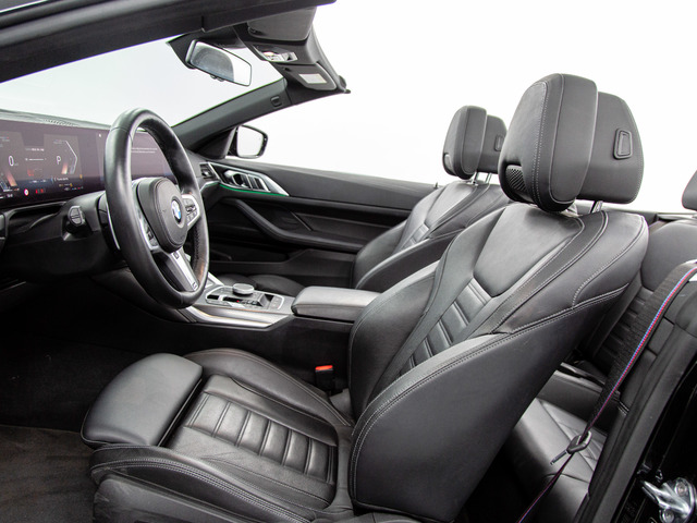 BMW Serie 4 420i Cabrio color Negro. Año 2024. 135KW(184CV). Gasolina. En concesionario Movil Begar Petrer de Alicante