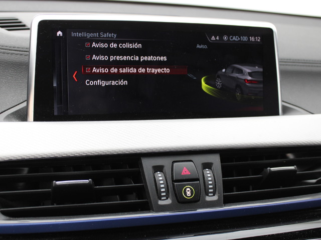 BMW X2 sDrive18d color Negro. Año 2020. 110KW(150CV). Diésel. En concesionario Augusta Aragon S.A. de Zaragoza