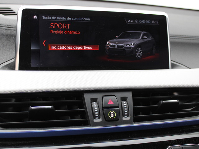 BMW X2 sDrive18d color Negro. Año 2020. 110KW(150CV). Diésel. En concesionario Augusta Aragon S.A. de Zaragoza