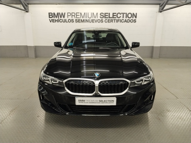 BMW Serie 3 320d color Negro. Año 2024. 140KW(190CV). Diésel. En concesionario Autoberón de La Rioja