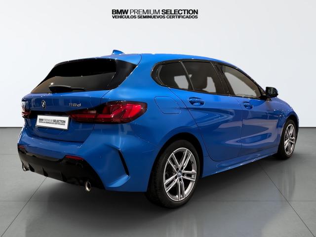 BMW Serie 1 118d color Azul. Año 2024. 110KW(150CV). Diésel. En concesionario Automotor Premium Viso - Málaga de Málaga