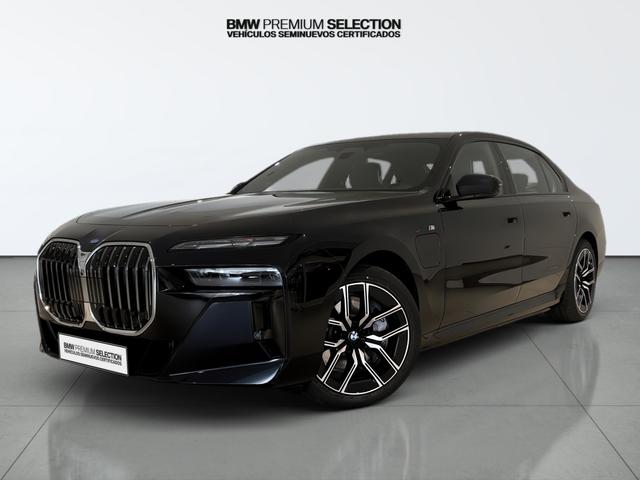 BMW Serie 7 750e color Negro. Año 2025. 360KW(489CV). Híbrido Electro/Gasolina. En concesionario Automotor Costa, S.L.U. de Almería