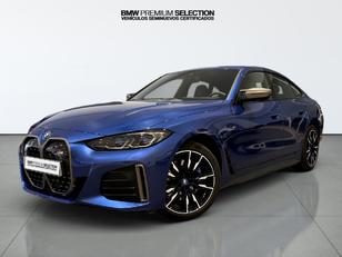 Fotos de BMW i4 M50 color Azul. Año 2022. 400KW(544CV). Eléctrico. En concesionario Automotor Costa, S.L.U. de Almería