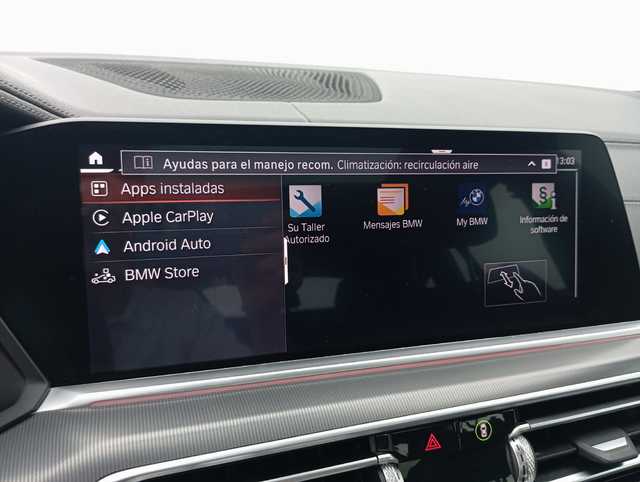 BMW X6 xDrive30d color Gris. Año 2020. 195KW(265CV). Diésel. En concesionario Augusta Aragon S.A. de Zaragoza
