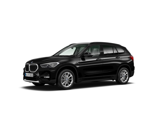 BMW X1 sDrive16d color Negro. Año 2021. 85KW(116CV). Diésel. En concesionario Barcelona Premium -- GRAN VIA de Barcelona