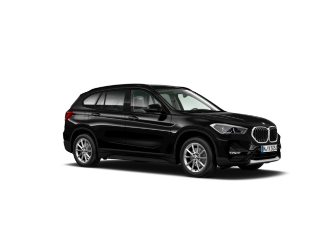 BMW X1 sDrive16d color Negro. Año 2021. 85KW(116CV). Diésel. En concesionario Barcelona Premium -- GRAN VIA de Barcelona