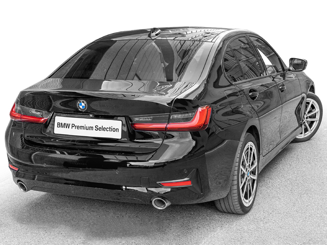 BMW Serie 3 318d color Negro. Año 2020. 110KW(150CV). Diésel. En concesionario Caetano Cuzco, Salvatierra de Madrid