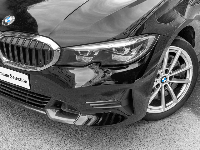 BMW Serie 3 318d color Negro. Año 2020. 110KW(150CV). Diésel. En concesionario Caetano Cuzco, Salvatierra de Madrid