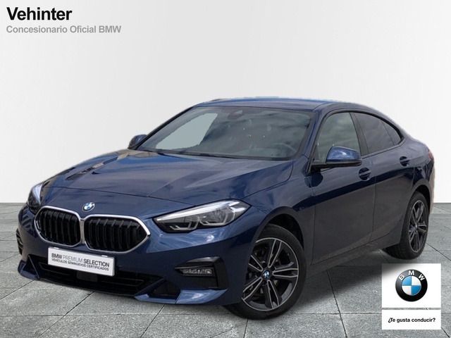 BMW Serie 2 218i Gran Coupe color Azul. Año 2024. 103KW(140CV). Gasolina. En concesionario Vehinter Getafe de Madrid