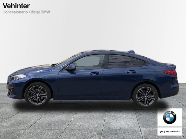BMW Serie 2 218i Gran Coupe color Azul. Año 2024. 103KW(140CV). Gasolina. En concesionario Vehinter Getafe de Madrid