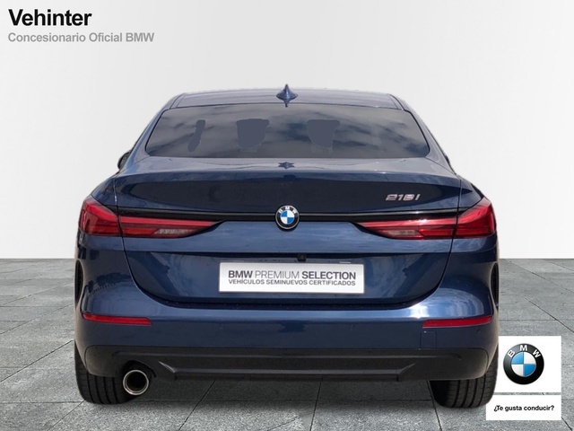 BMW Serie 2 218i Gran Coupe color Azul. Año 2024. 103KW(140CV). Gasolina. En concesionario Vehinter Getafe de Madrid