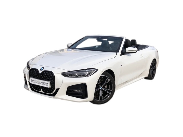 BMW Serie 4 420i Cabrio color Blanco. Año 2024. 135KW(184CV). Gasolina. En concesionario Momentum S.A. de Madrid