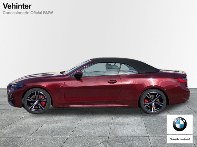 BMW Serie 4 420i Cabrio color Rojo. Año 2024. 135KW(184CV). Gasolina. En concesionario Momentum S.A. de Madrid