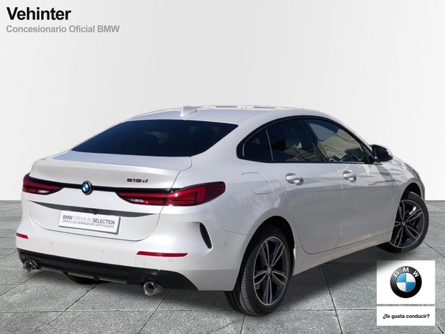 BMW Serie 2 218d Gran Coupe color Blanco. Año 2024. 110KW(150CV). Diésel. En concesionario Vehinter Getafe de Madrid