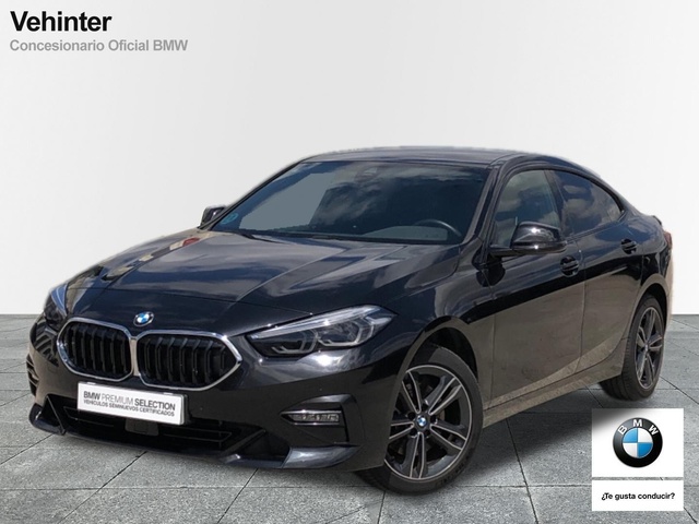 BMW Serie 2 218d Gran Coupe color Negro. Año 2024. 110KW(150CV). Diésel. En concesionario Vehinter Getafe de Madrid