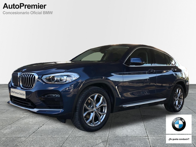 BMW X4 xDrive20d color Azul. Año 2021. 140KW(190CV). Diésel. En concesionario Auto Premier, S.A. - MADRID de Madrid