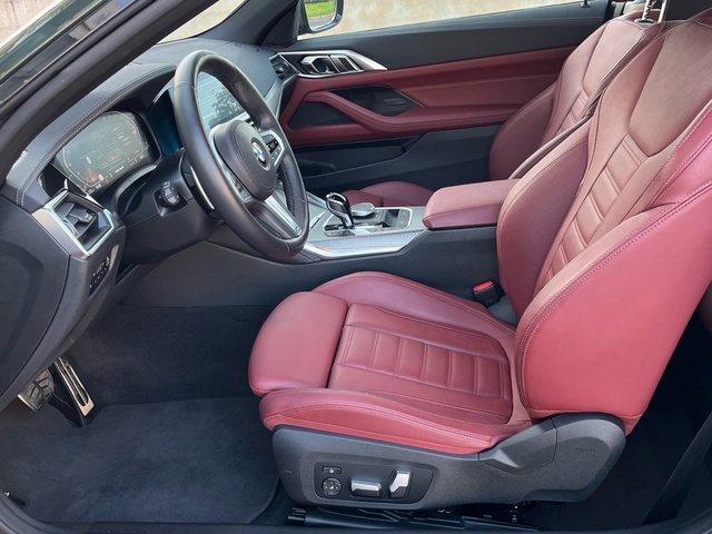 BMW Serie 4 430i Cabrio color Verde. Año 2022. 190KW(258CV). Gasolina. En concesionario MURCIA PREMIUM S.L. JUAN CARLOS I de Murcia