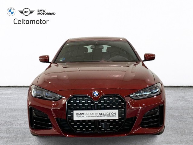 BMW Serie 4 420d Gran Coupe color Rojo. Año 2021. 140KW(190CV). Diésel. En concesionario Celtamotor Lalín de Pontevedra